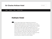 Tablet Screenshot of hotham-hotel.com